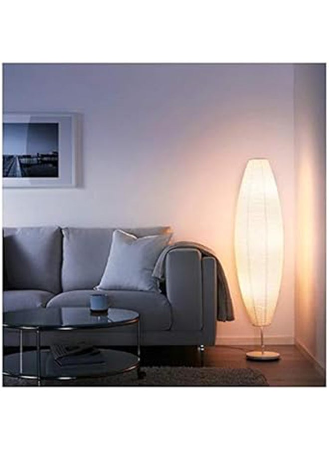 Ikea Floor Lamp  White - Ovoid Shape 