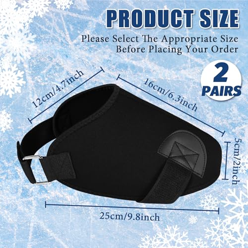 GJQ 2 Pairs - Ski Boot Covers, Ski Boot Covers for Warmth, Ski Boot Warmer, Ski Boot Cover for Keep Your Feet Dry and Warm, Winter Sport Accessory, Ski Present, Skiing Accessories for Skiers - Image 2