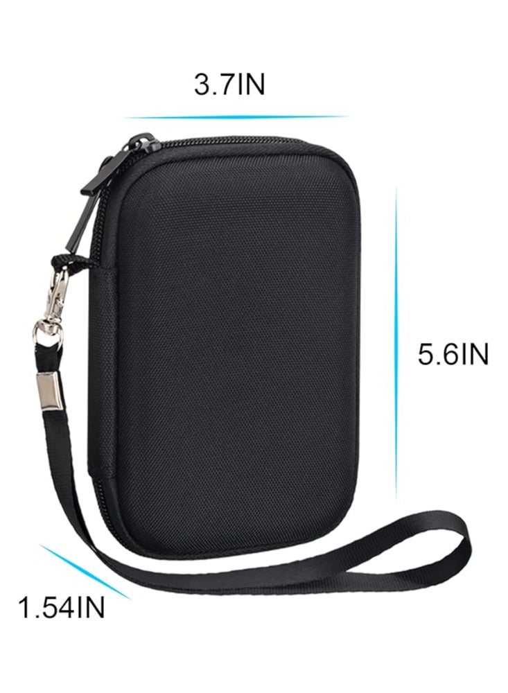 erorex Hard Drive Carrying Case for SanDisk Professional PRO-G40 SSD 1TB 2TB 4TB USB-C External Solid State Drives EVA Shockproof Water Repellent Storage Travel Bag, Black+Gray - Image 2