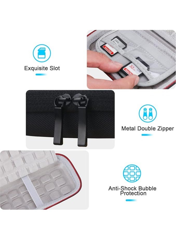 erorex Hard Drive Carrying Case for SanDisk Professional PRO-G40 SSD 1TB 2TB 4TB USB-C External Solid State Drives EVA Shockproof Water Repellent Storage Travel Bag, Black+Gray - Image 4