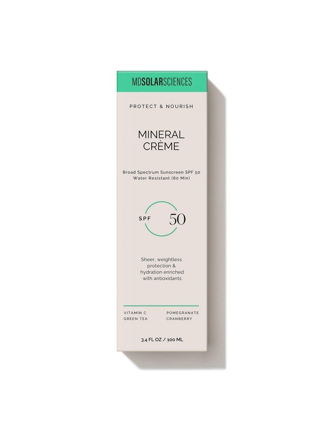 أم دي سولار ساينسيز واقي شمس MDSolarSciences للوجه والجسم بعامل حماية من الشمس 50، واقي شمس معدني للأطفال والكبار، مقاوم للماء حتى 80 دقيقة، حماية واسعة من الأشعة فوق البنفسجية، 3.4 أونصة سائلة - Image 5