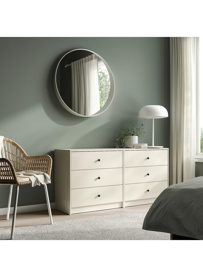 Zaboon Chest Of 3 Drawers, Light Beige, 69X67 Cm - Image 3