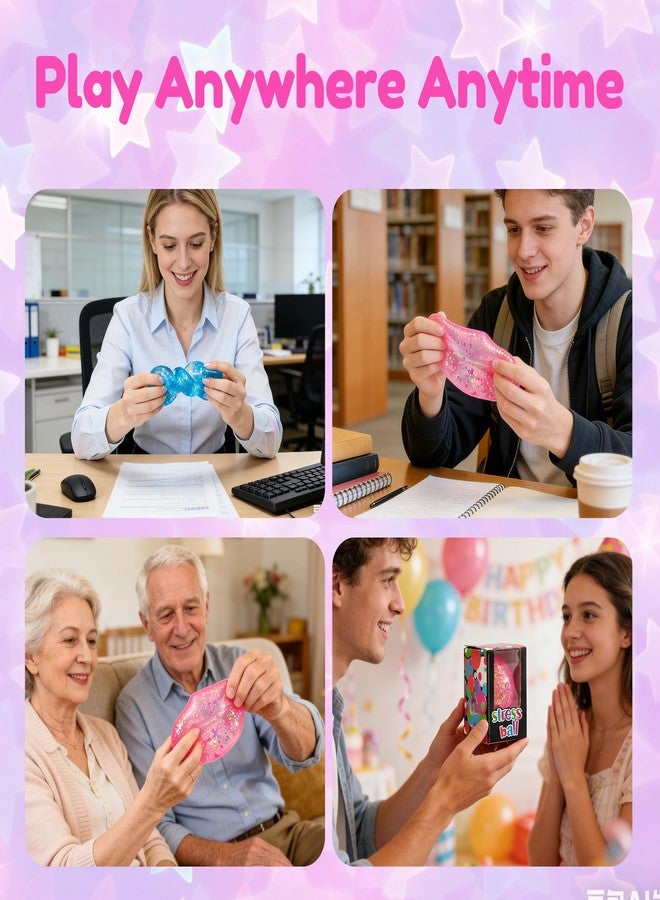 كرة ضغط على شكل قطرة ماء، مكعب ضغط ثلجي لتخفيف التوتر، كرة ضغط حسية بطيئة الارتفاع لتخفيف القلق والتوتر، لعبة كرة حسية للأطفال والكبار، ألعاب ضغط لتوزيعها كهدايا في الحفلات، لعبة مكتبية وجائزة - Image 5