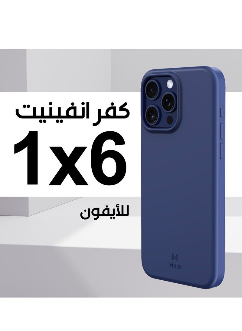 ماس كفر ماس ايفون 15برو ماكس إنڤينيت ماج سيف 6 في 1 أزرق - Image 2