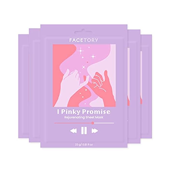 FACETORY K Beauty Face Mask Skin Care – Radiance & Hydration Sheet Mask for Radiant Skin (5 Pack) | Bachelorette Favors & Girls Night Must-Have - Image 1
