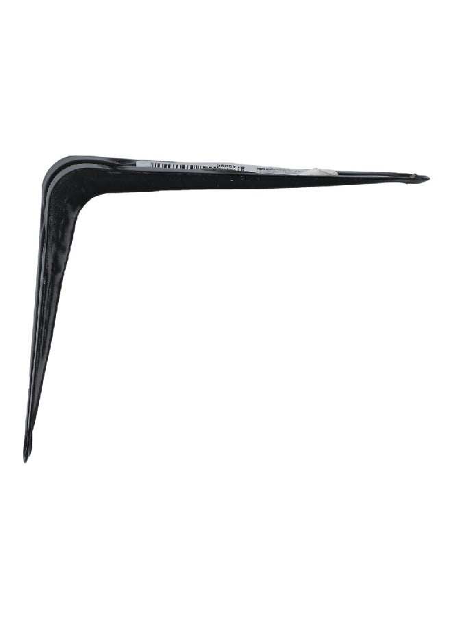 ACE Heavy-Duty Decorative L-Shaped Shelf Bracket Black 10 x 12 Inch 5602974  - Image 2