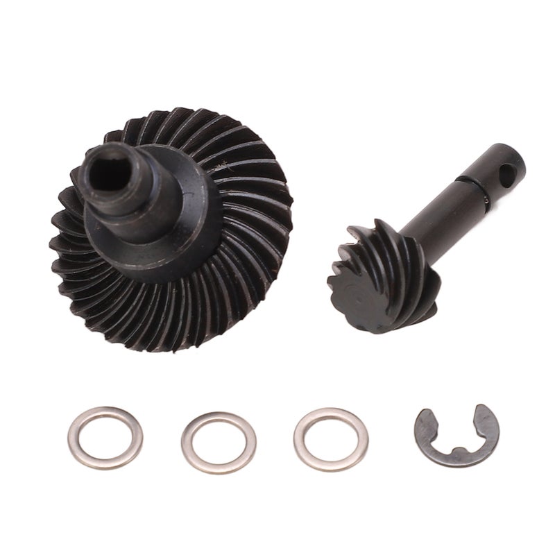 RC Bevel Gear Set 8T 30T Reverse Steel High Strength Wear Resistance RC Helical Bevel Gear Kit for Axial 1/10 Car - Image 1