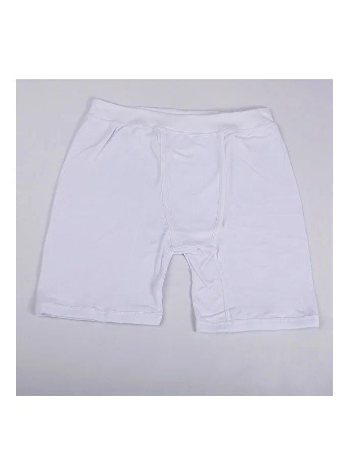 AlAseel Original Men's White Half Cotton (6 pieces) - Image 3