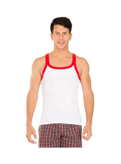 JOCKEY US27 Men Super Combed Cotton Rib Square Neckline Gym Vest