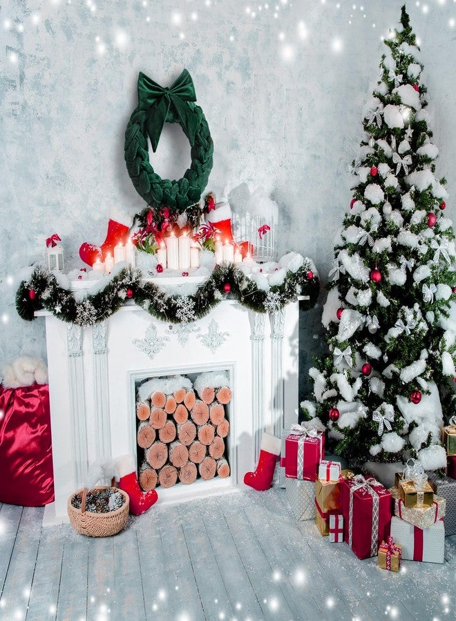 Barydat إكليل عيد الميلاد المخملي من باريدات، مقاس 14 بوصة، مناسب للباب الأمامي، مزين بفيونكة، مثالي لتزيين طاولة الحفلات، المدافئ، جدران الشرفة، وديكور المنزل في رأس السنة. - Image 5