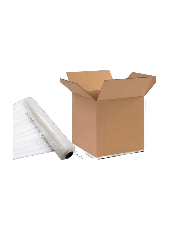 Complete Packaging Set – Strong 50×50×50 cm Box + 3kg Stretch Wrap Roll – Ideal for Secure Packing, Shipping & Storage - Image 1