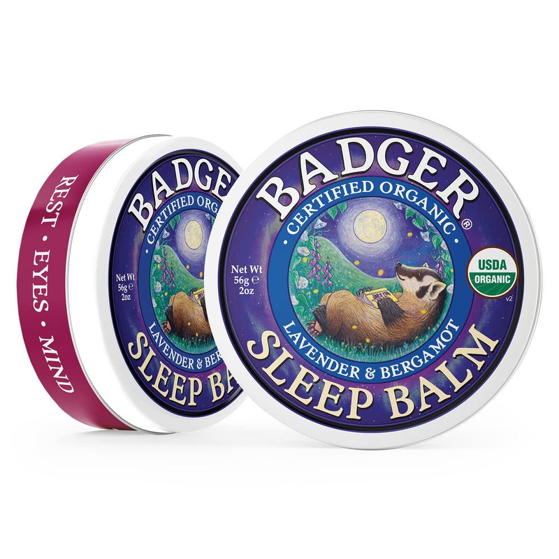 Badger - Sleep Balm, Lavender & Bergamot, Natural Sleep Balm, Scented Relaxing Balm for Children and Adults, Calming Night Balm, Organic Sleep Balm, 2 oz - Image 3