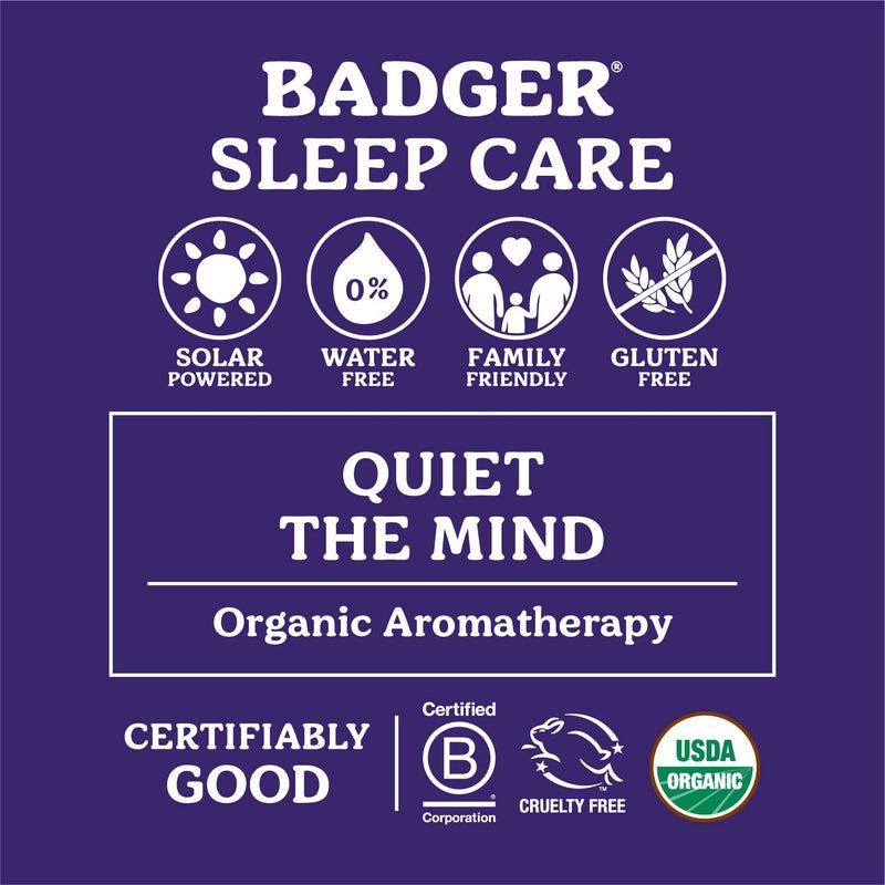 Badger - Sleep Balm, Lavender & Bergamot, Natural Sleep Balm, Scented Relaxing Balm for Children and Adults, Calming Night Balm, Organic Sleep Balm, 2 oz - Image 4