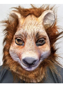 Sinerji Shop Synergy Shop Brown Haired Wolf Mask Dog Mask Mega Plush No. 17 