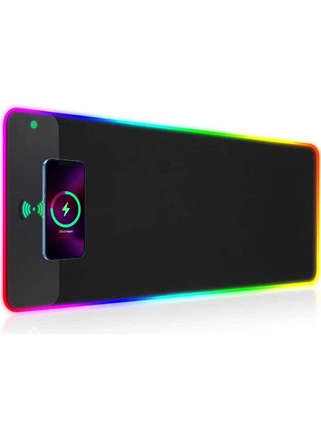 جوشبيرغ حصيرة الماوس LED لوحة ماوس للألعاب RGB  - Image 1