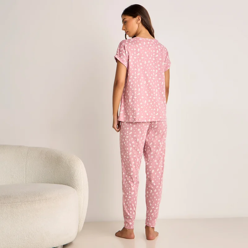 Splash FAV  Floral Print Maternity Pyjama Set for Women | Best Price UAE