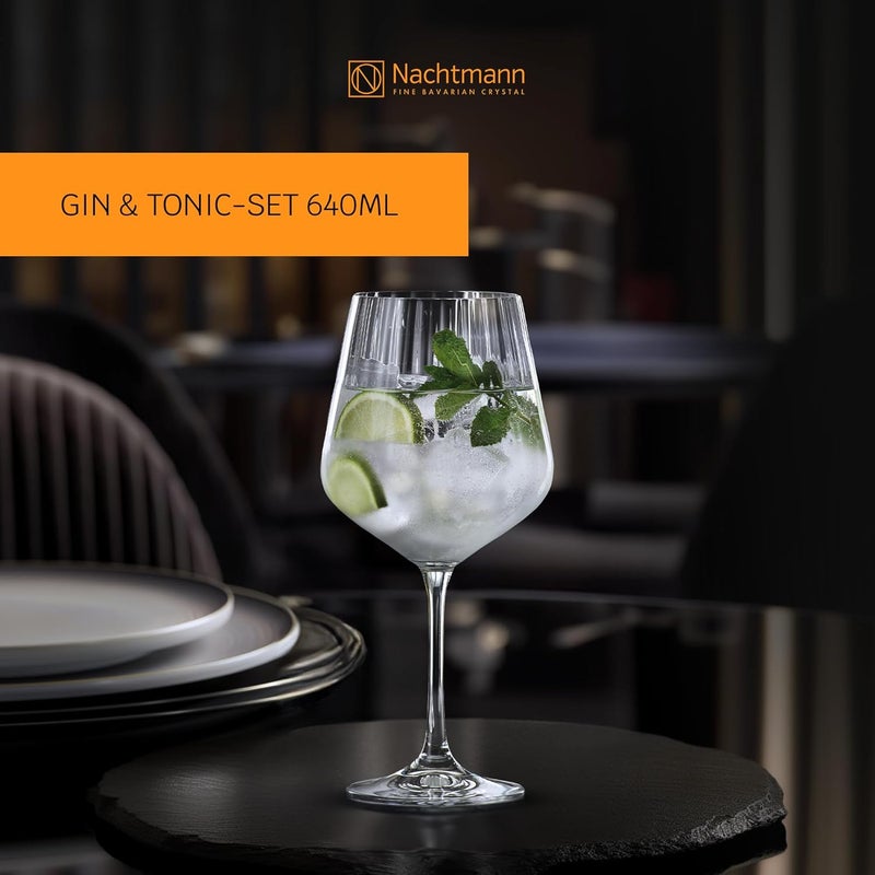 Nachtmann Spiegelau Gin Tonic Set4 Glass 640 MLTransparent - Image 2