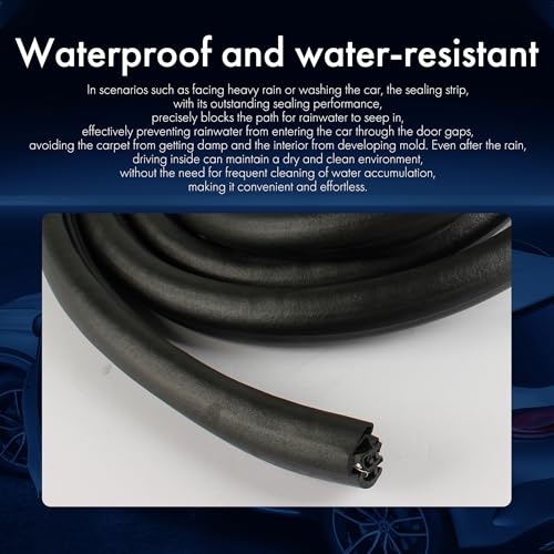 PEVAST Front Left Driver Side Door Weatherstrip Seal - Compatible with 2007-2014 Chevy Tahoe/Suburban 1500/Avalanche & GMC Yukon/XL 1500, Cadillac Escalade/ESV - Image 5