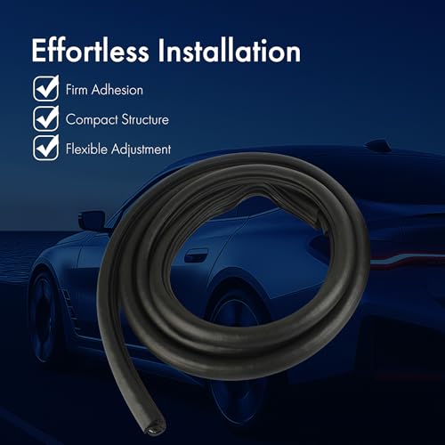 PEVAST Front Left Driver Side Door Weatherstrip Seal - Compatible with 2007-2014 Chevy Tahoe/Suburban 1500/Avalanche & GMC Yukon/XL 1500, Cadillac Escalade/ESV - Image 4