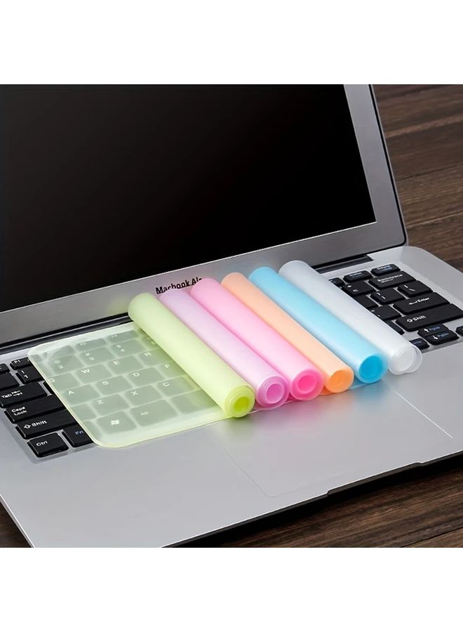 Ultra Thin Waterproof Keyboard Protector Cover Film For 12 14 Inch Laptops Blue - Image 3