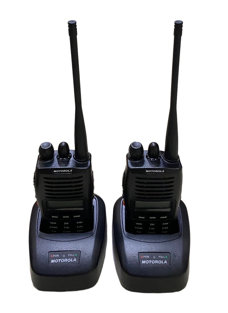Generic Special offer 2 pieces High-Power 5W UHF 400-470 MHz FM Transceiver with 128 Channels, Two-Way Radio for Professional Communication  - Image 1