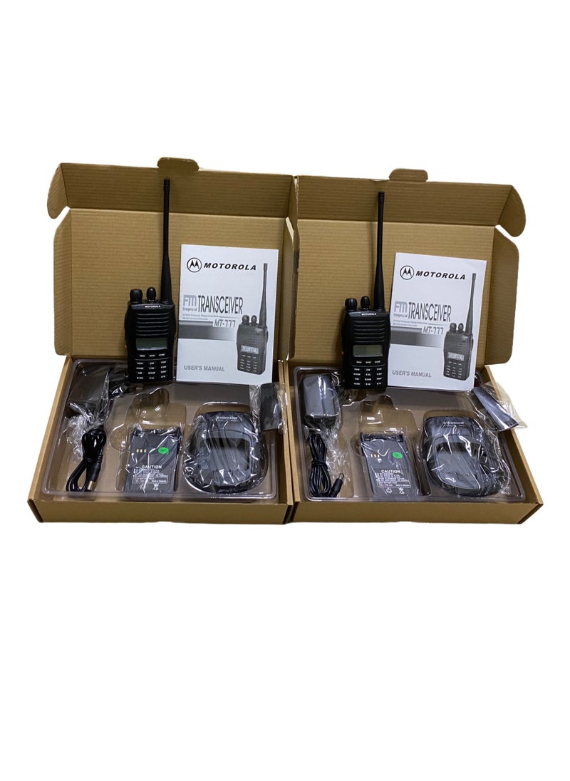 Generic Special offer 2 pieces High-Power 5W UHF 400-470 MHz FM Transceiver with 128 Channels, Two-Way Radio for Professional Communication  - Image 4