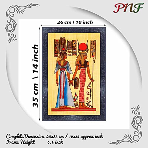 pnf Poster And Frames Egyptian Art Wooden Photo Frame With Acrylic Sheet | For Living Room, Bedroom | Home Decoration Item | Best Gifting Option (10 * 14inch,Multicolour,Synthetic) 118 - Image 2