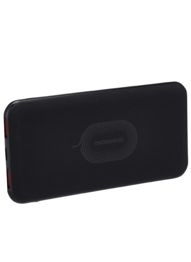 RIVERSONG Wired Power Bank Riversong Gravity, 8000MAH, 2 Ports, PB16 - Black  - Image 2