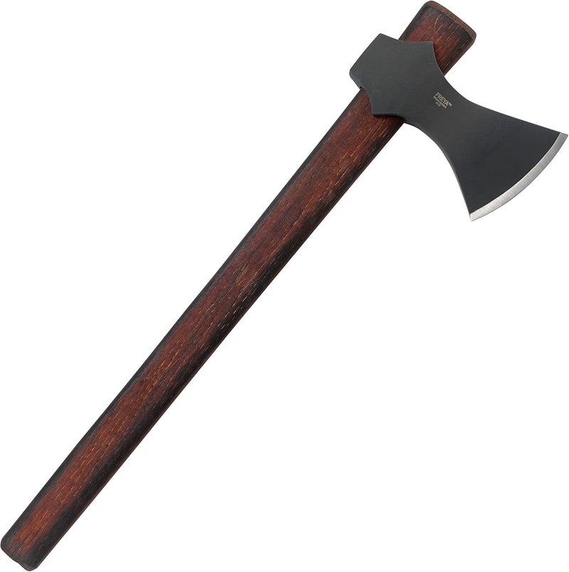 CRKT Freya Axe: Two Handed Outdoor Axe, Forged 1055 Carbon Steel Blade, Hickory Handle 2749 - Image 2