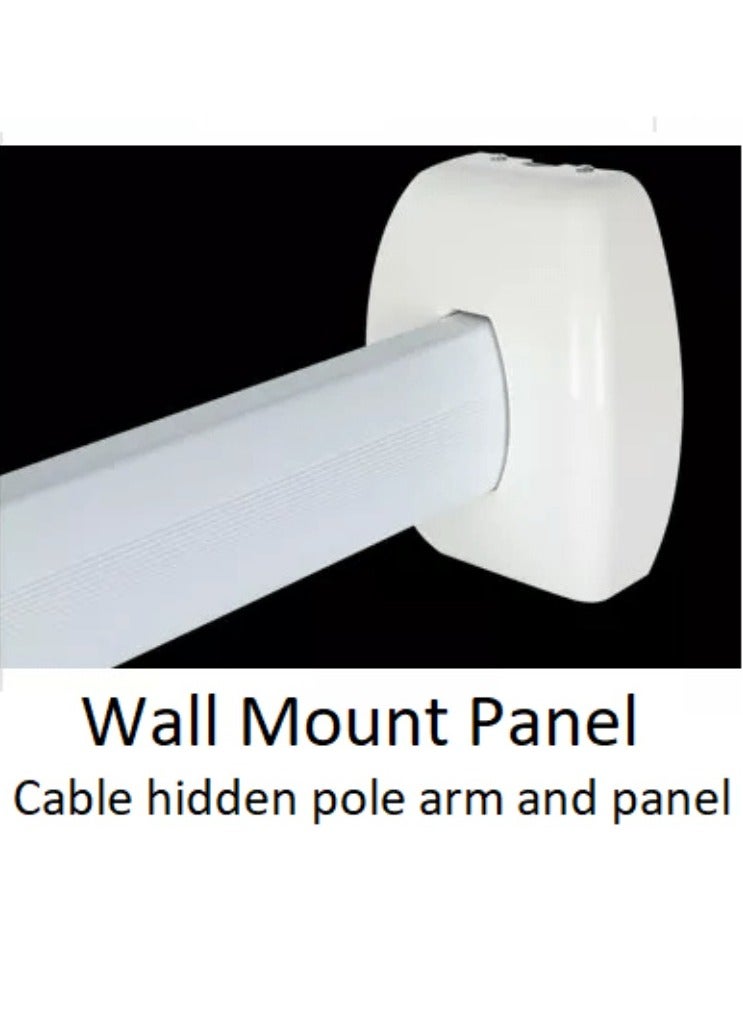 BEETEC Short Throw Projector Wall Mount, Supports Projectors up to 40kg/88lbs, Adjustable Length, 360° Rotation, Cable Management | TF-SM120-W - Image 3