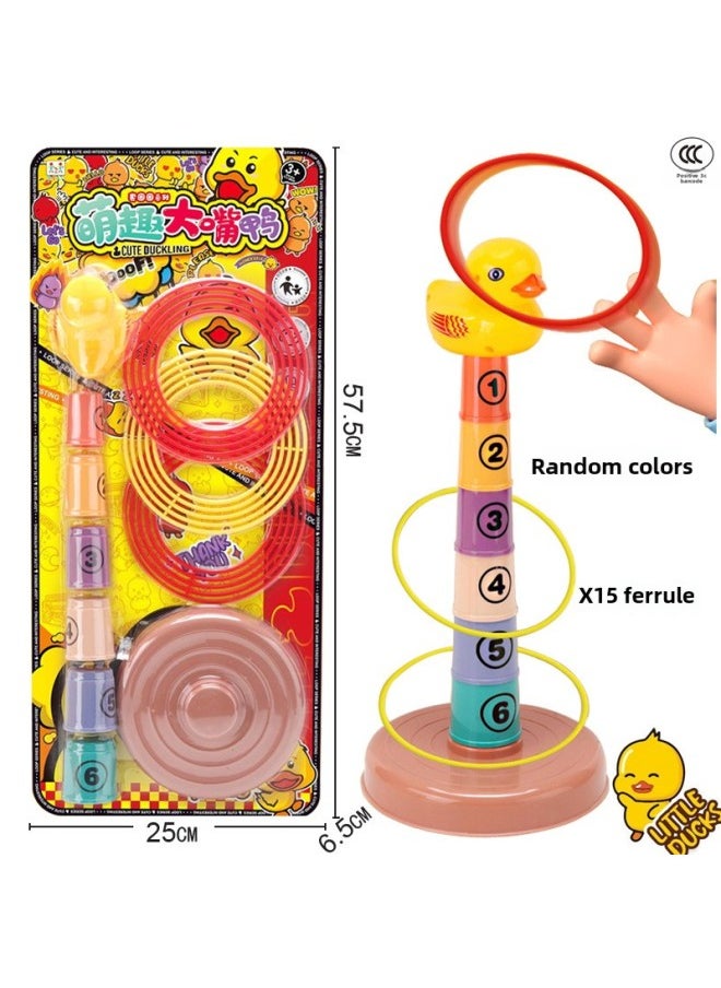 Generic - Board Dress Simulation Desktop Dressing Table Suit Girl Makeup Dress Up Play-in Princess Makeup Toy-Color:54726 Hanging Plate Set [cute Big Mouth Duck Set Circle] 131-6 - Image 1