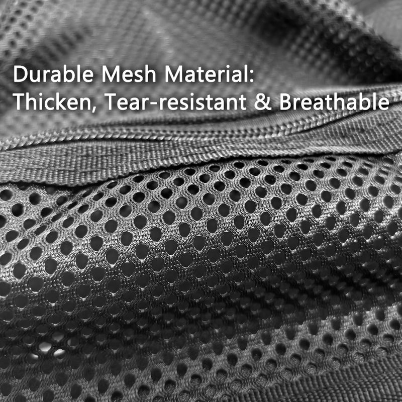 LAFENLIN UPGRADED Lid Organizer for Pelican 1510 Case, 5 Thick Mesh Pockets Storage Organizer, Fits Camera Cases, Diving Dry Boxes, Hard Cases & Toolboxes, Includes Screws & Hook and Loop, Durable - Image 3