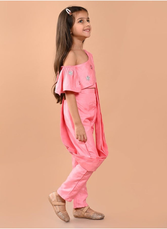 LILPICKS طقم بلوزة سادة مع بنطال  - Image 3