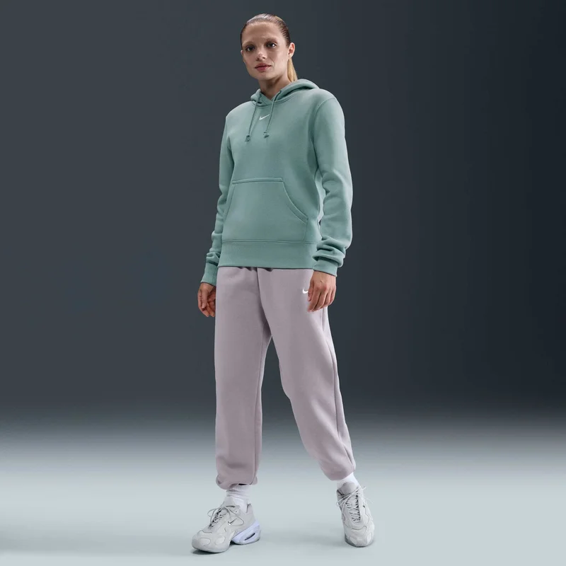 Nike Green Women's Sportswear Phoenix Fleece Hoodie for Women | Best Price UAE