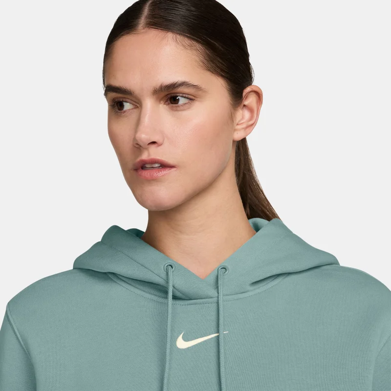 Nike Green Women's Sportswear Phoenix Fleece Hoodie for Women | Best Price UAE