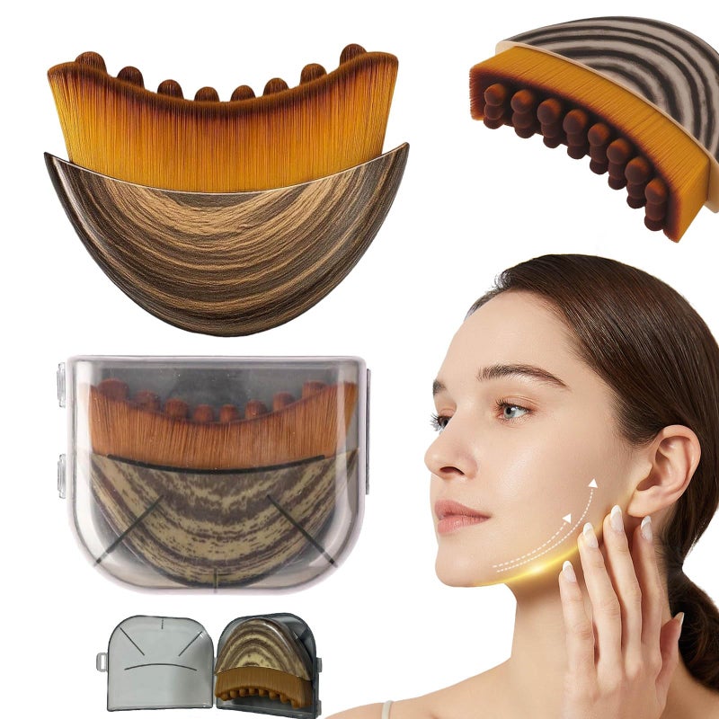 niufa 2026 New Lymphatic Contour Face Brush,Drainage Massager Facial Brush - Gentle Beauty Tool - Chin & Jawline Sculpting - for All Skin - Image 1