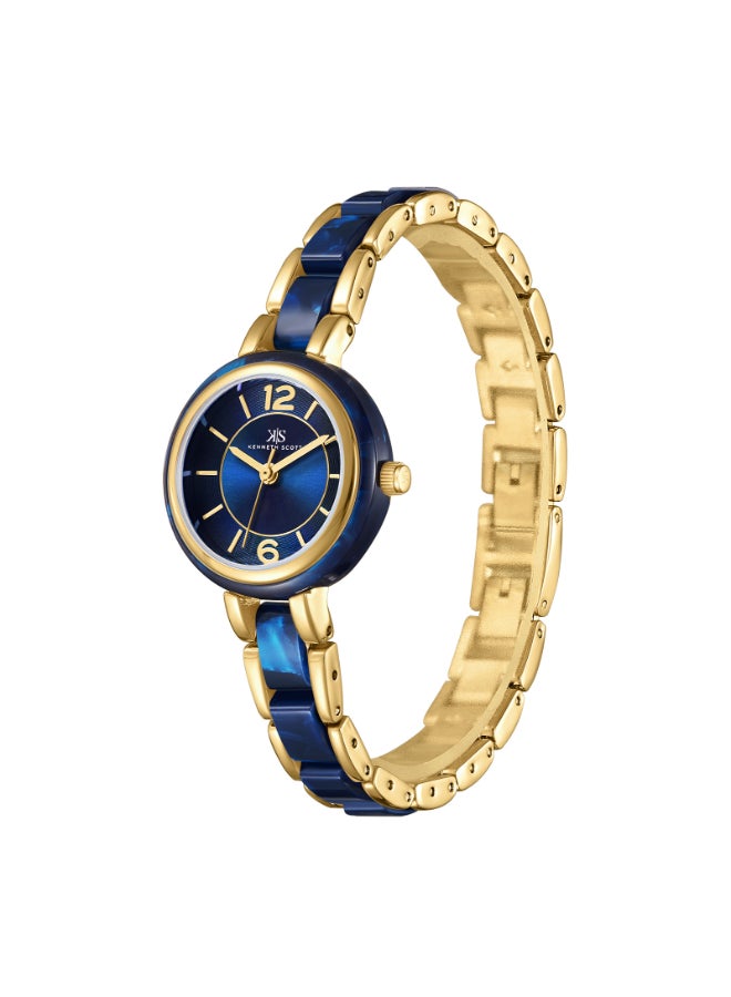 KENNETH SCOTT Women's Alloy and Acetate Plastic Analog Watch K24501-GCNN - 26.5 mm  - Image 2