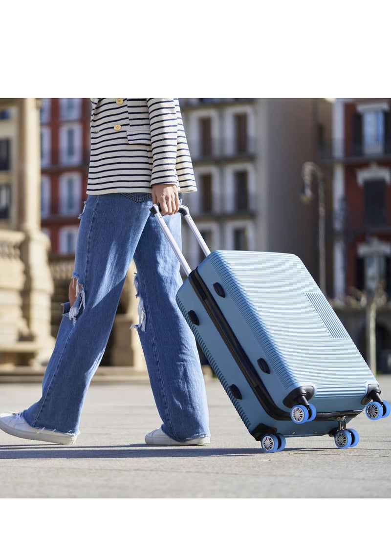 الأمتعة الأمتعة تغطية عجلة القيادة 8 تناسب معظم 8 دبوس عجلة غطاء حماية الأمتعة المحمولة عجلة غطاء حماية صامتة ( أسود ) - Image 4