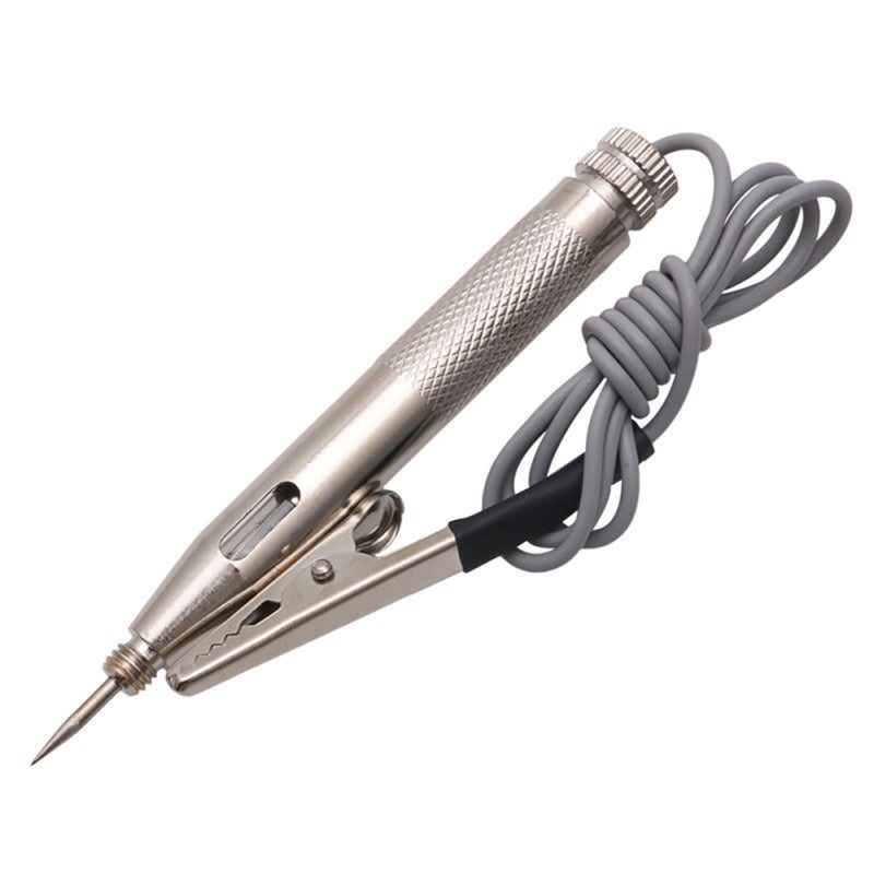 Voltage Tester Pen: 1-Hand Operation - Grounding Wire Equipped Circuit Tester for Auto, Boats, Motor Cycles and Small Engine Maintenance - Image 1