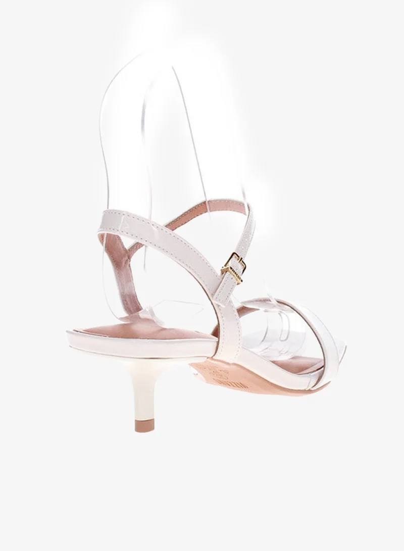 VIZZANO Off White Heels Sandal for Women – Stylish Ladies Heel Sandals & Sling Back Heels for Girls for Women | Best Price UAE
