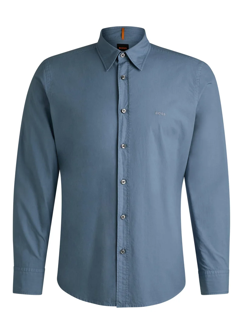 بوس Regular-fit shirt in cotton poplin