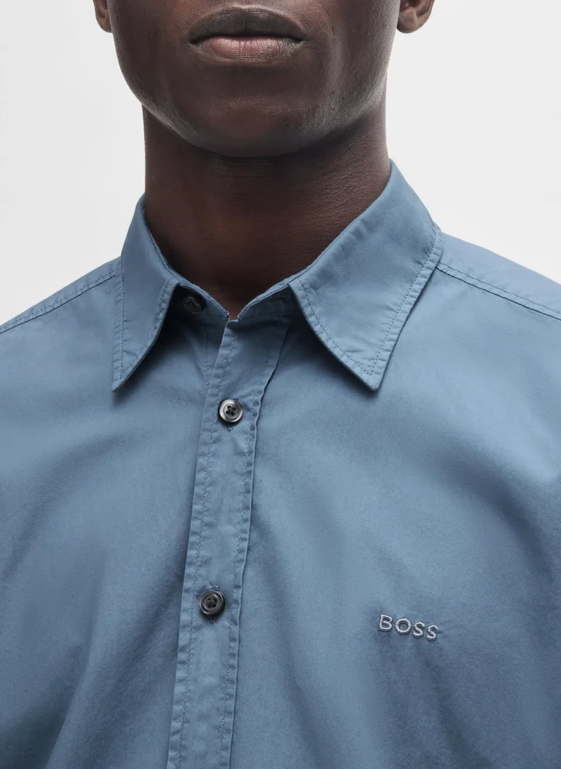 بوس Regular-fit shirt in cotton poplin