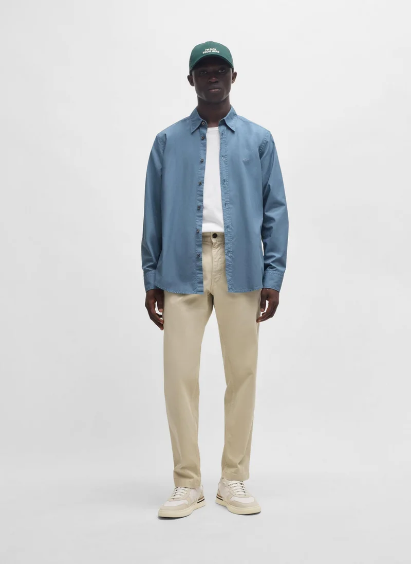 بوس Regular-fit shirt in cotton poplin