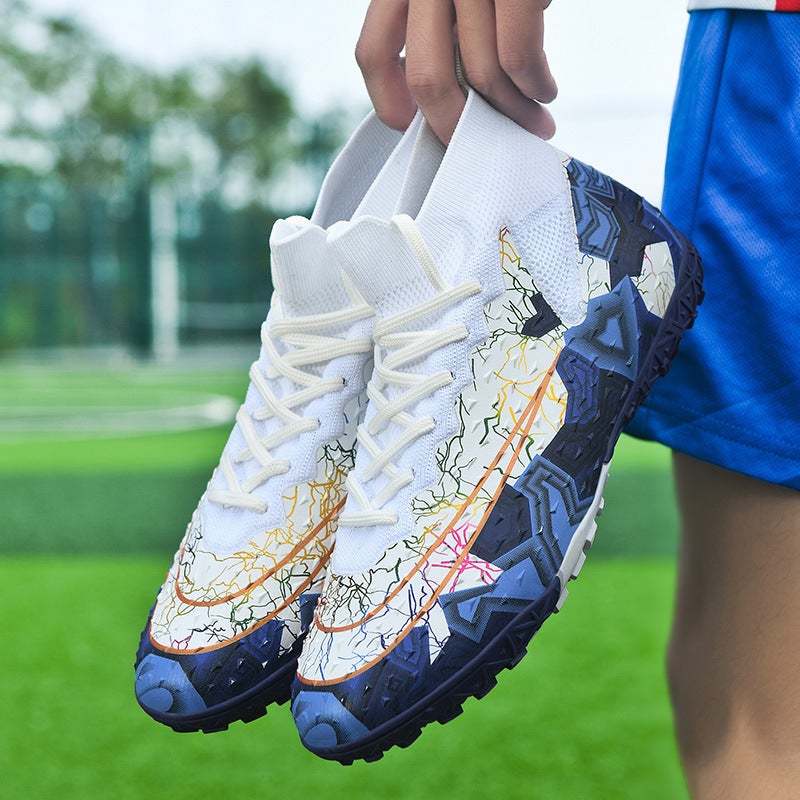 Dropshipping Mutian High-Top Football Shoes For Men, Adults, Teenagers, Students And Children, Outdoor Lawn Competition Sneakers - Image 2