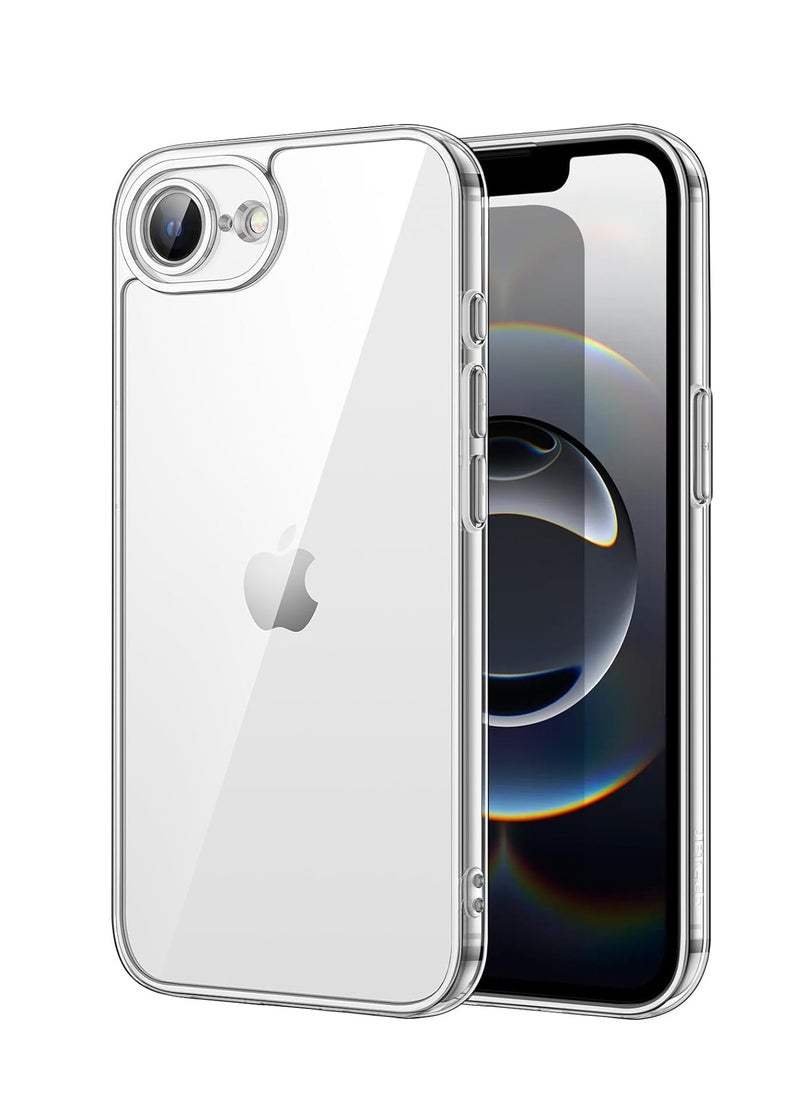 BORTONY iPhone 16e 6.1-Inch Clear Case Cover Non-Yellowing Shockproof Phone Bumper Case Anti-Scratch HD Clear Cover Back For iPhone 16e 6.1-Inch  - Image 1