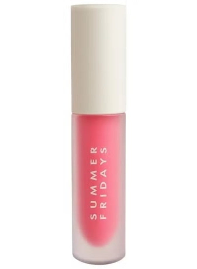 Summer Fridays Dream Lip Oil - Hydrating Translucent Lip Gloss, Pink Cloud - A nourishing touch of sheer soft pink 4.5ml - Image 1