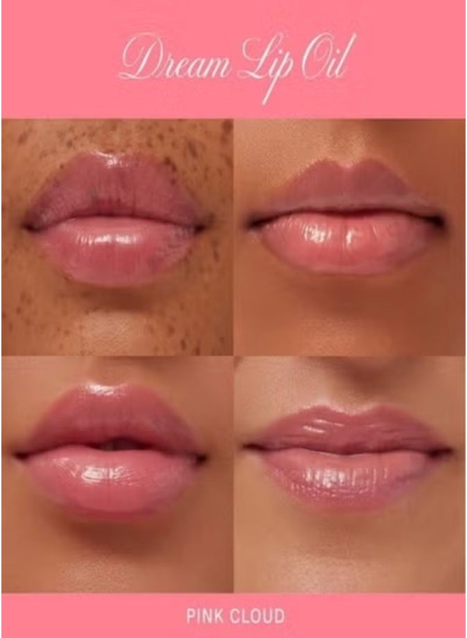 Summer Fridays Dream Lip Oil - Hydrating Translucent Lip Gloss, Pink Cloud - A nourishing touch of sheer soft pink 4.5ml - Image 5
