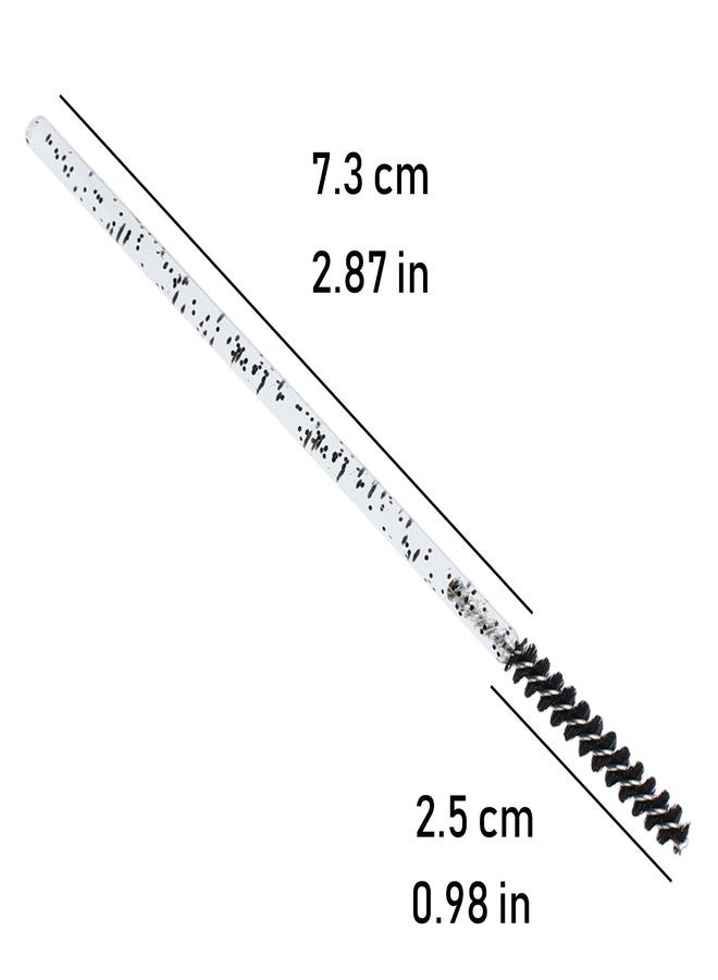 SenRocc 200pcs Disposable Skinny Mascara Wands Mini Crystal Eyelash Brushes Thin Mascara Wands Micro Brush Lash Extension Supplies Lashes Extension Tools(Skinny-4colors) - Image 3