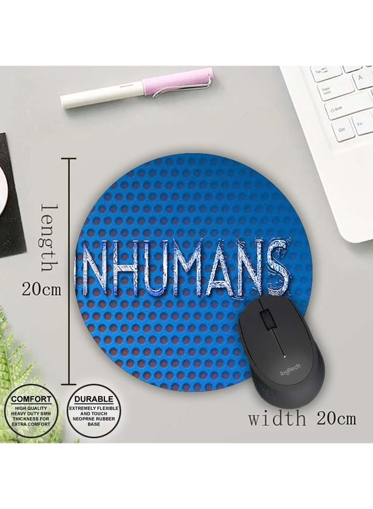 Protective Printed Mouse Pad Round - Image 1