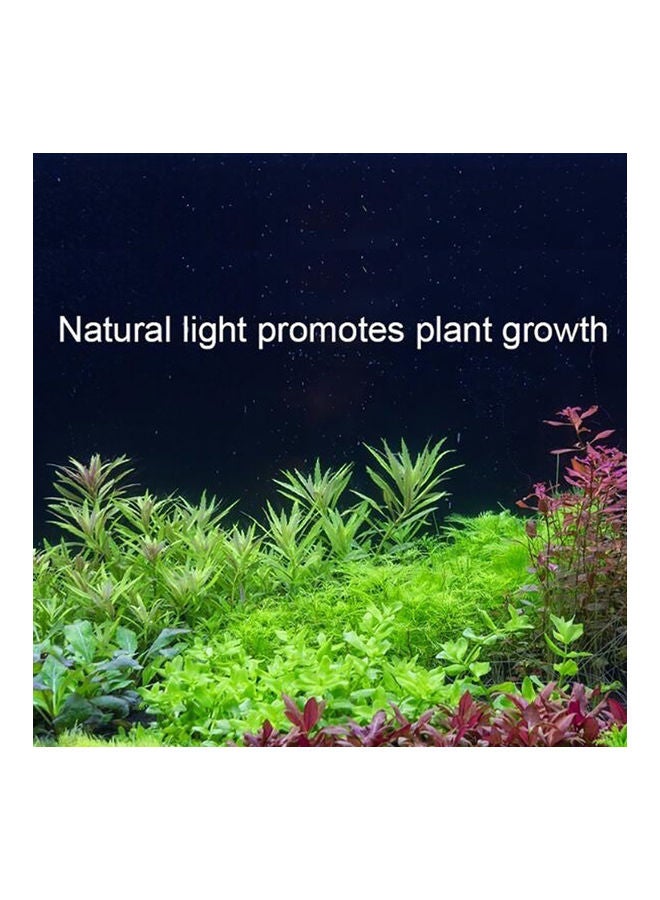 NIBEMINENT Super Slim LED Aquarium Light Aquatic Plant Extensible Waterproof Clip-on Lamp White 20*10*20cm - Image 3